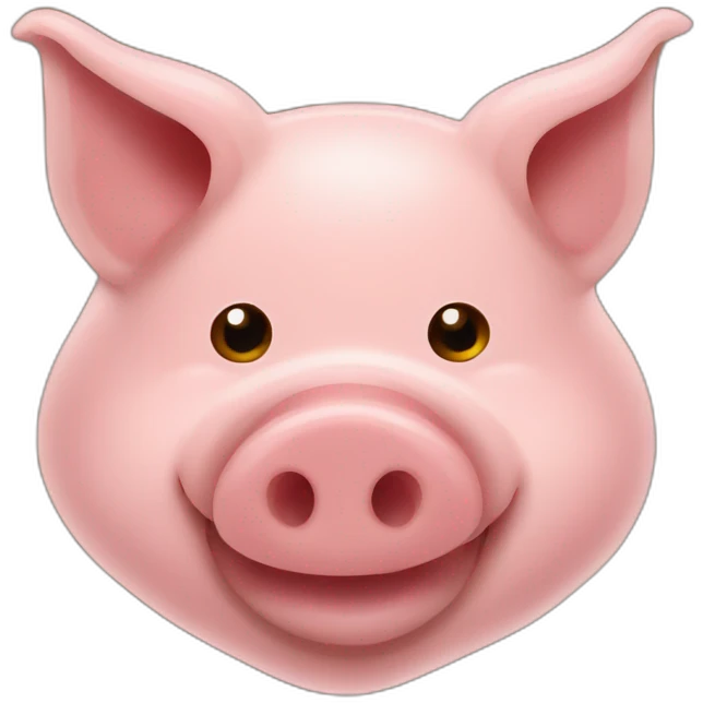pig cutted on bacon emoji