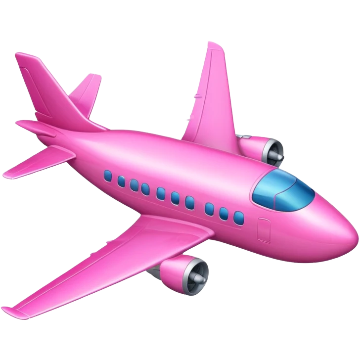 Very simple Pink Airplane emoji