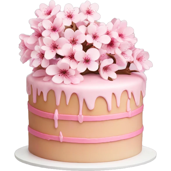 Cherry Blossom cake emoji