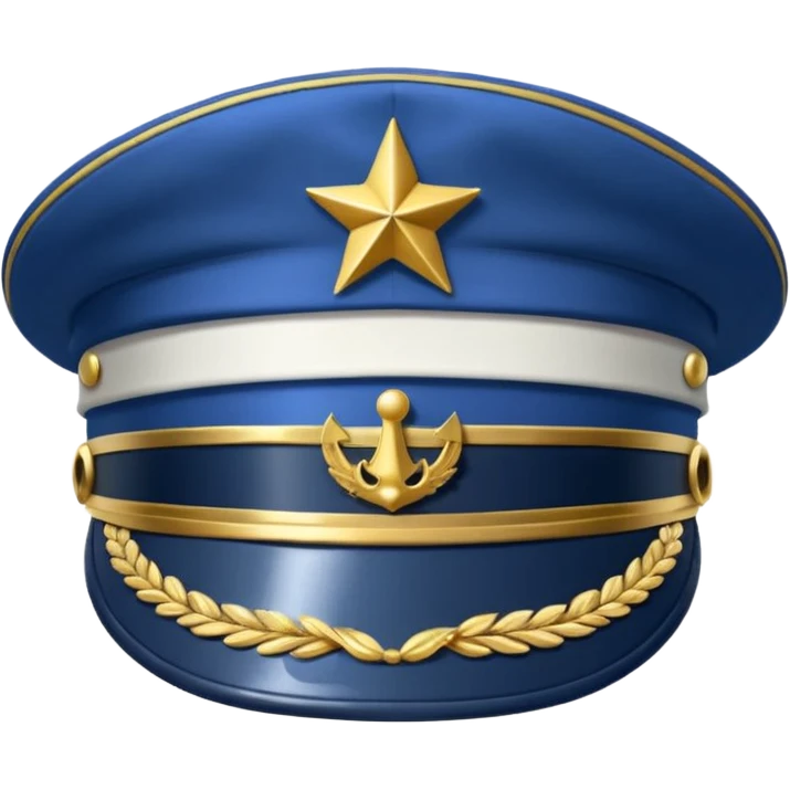 captain hat closeup alone emoji