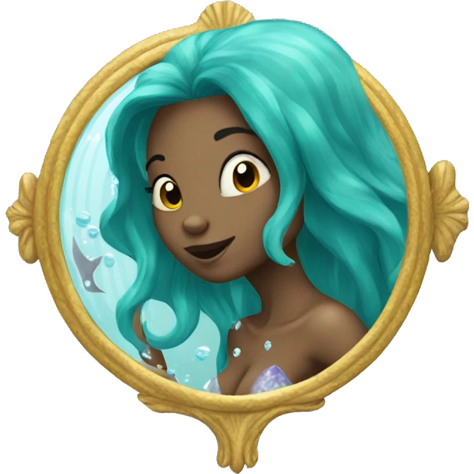 Mermaid with mirror emoji