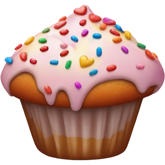 Love muffin emoji