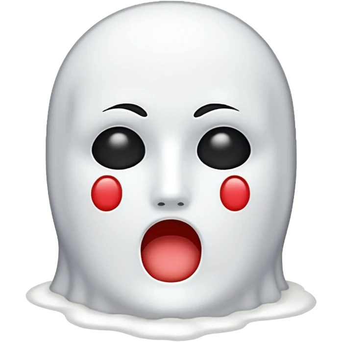 white sugar no face emoji