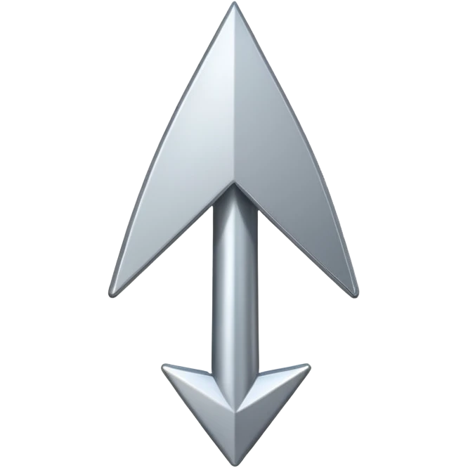 eleganter pfeil nach oben emoji