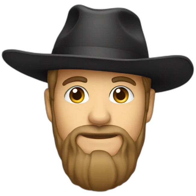 bachelor hat emoji