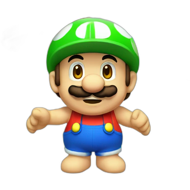 Mario beach emoji