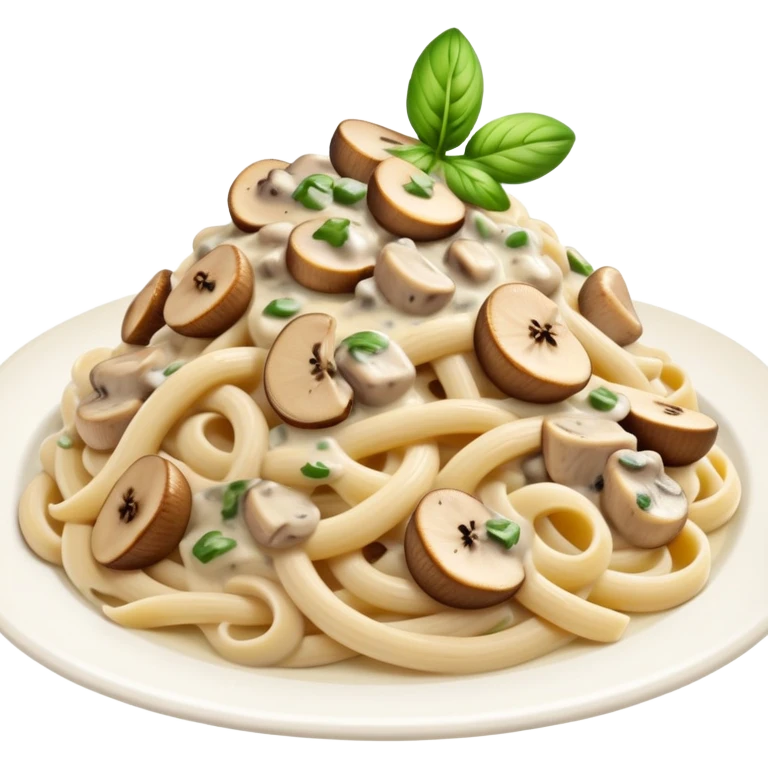 Creamy Mushroom chicken Alfredo emoji
