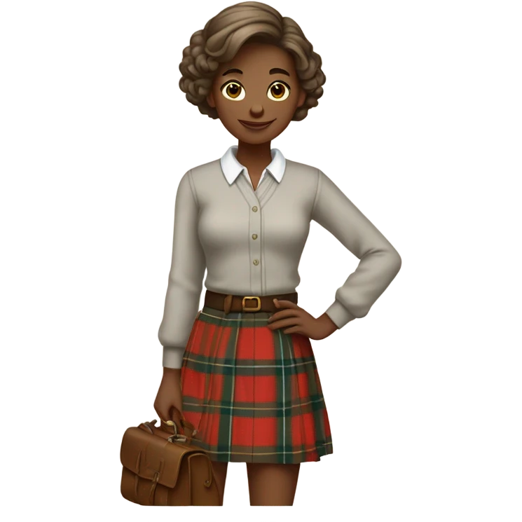 Preppy girl emoji