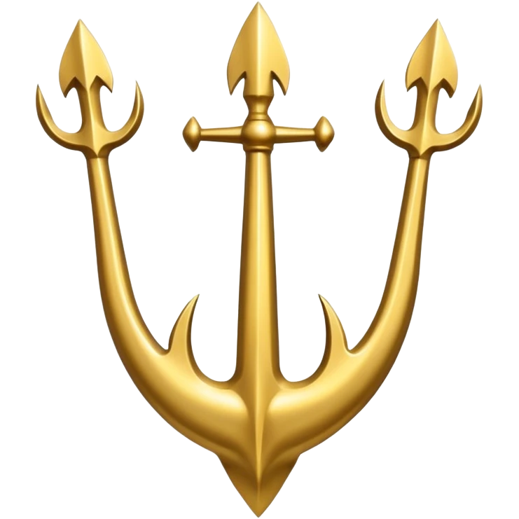 Ψ. This right here, make the middle bar longer looking like a trident emoji