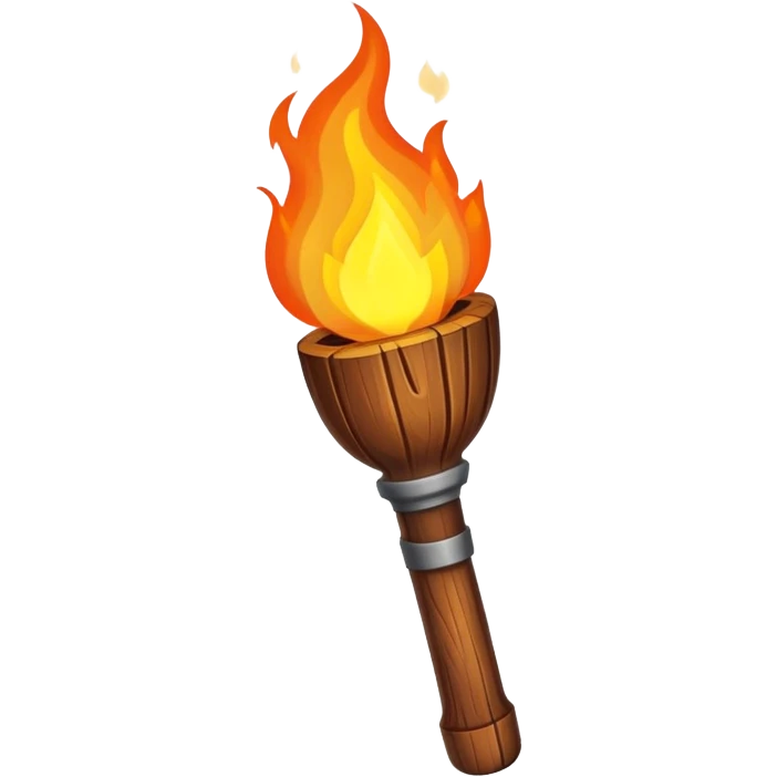 Survivor style torch emoji