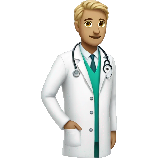 White doctor coat emoji