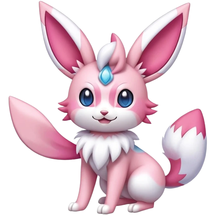 Sylveon-Skitty-Fakémon-hybrid-creature (full body)  emoji