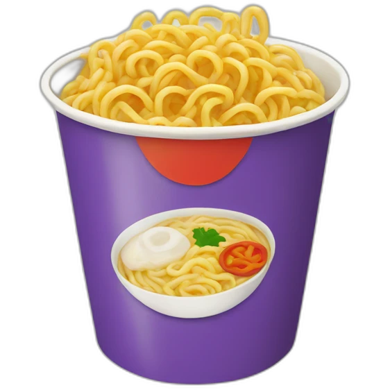 instant noodle emoji