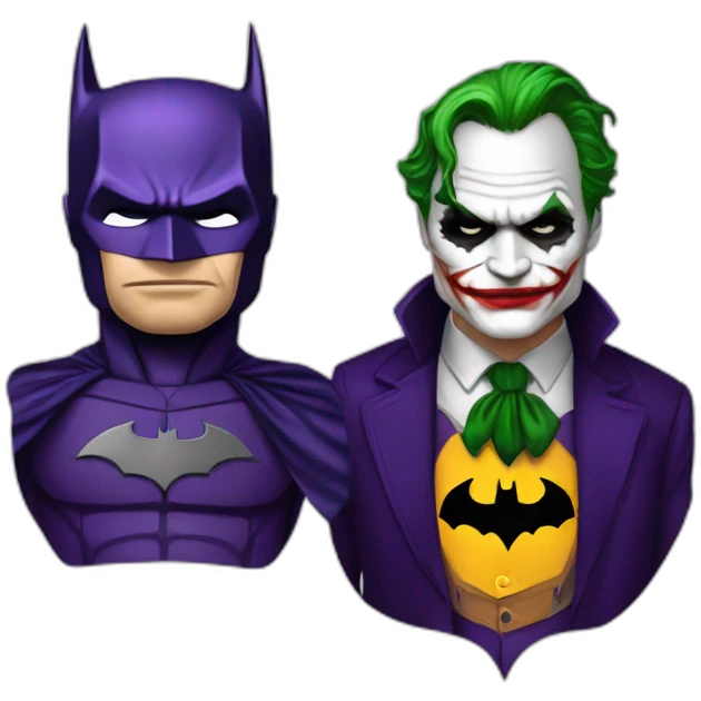Batman et le joker the DARK KNIGHT emoji