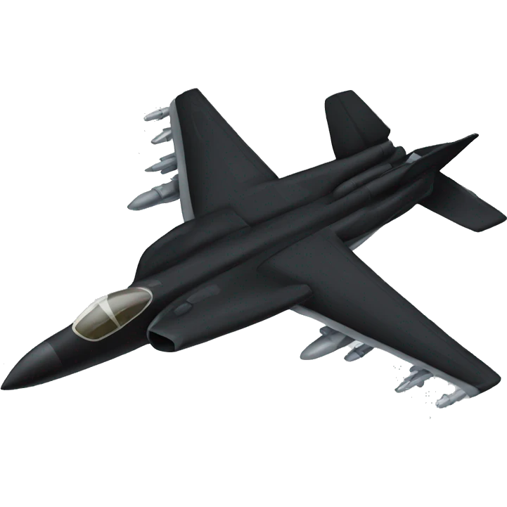 Black Jet Bomber  emoji