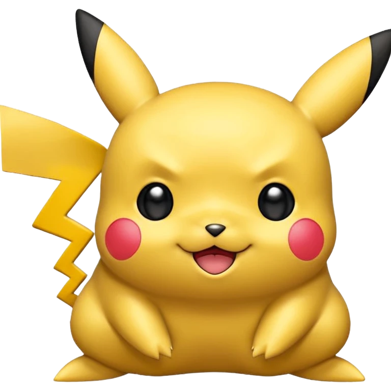 tạo cho tôi emoji khuôn mặt AI hơi hướng về biểu cảm của nhân vật pikachu emoji