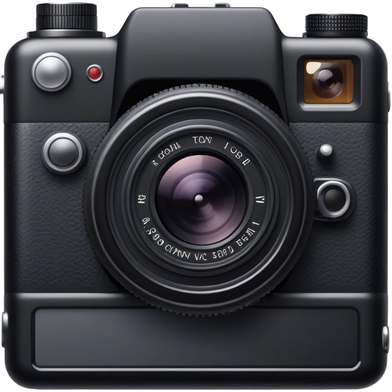 black camera emoji