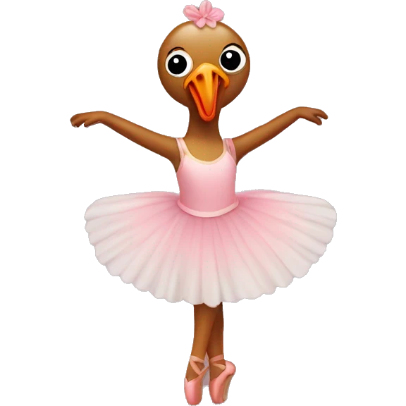 cute ballerina Turkey emoji