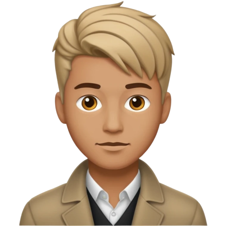 Man very style head emoji