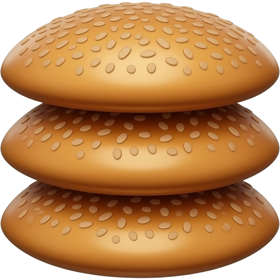 Trois Trets superposés emoji