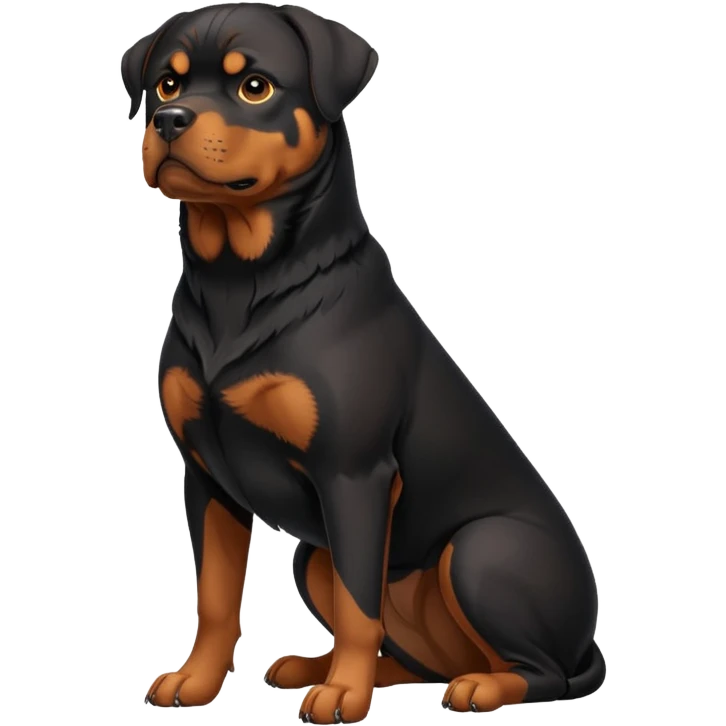 Rotwiller dog emoji