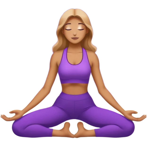 A woman with purple outfit bending backward in camel pose, mandala background, dreamy stars floating around. (your reference pose) emoji