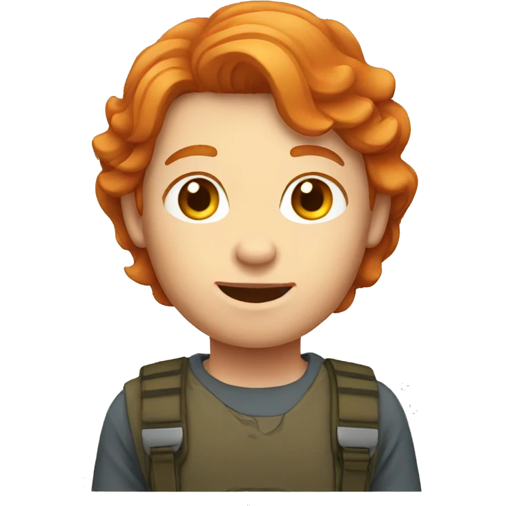 Ginger hair emoji