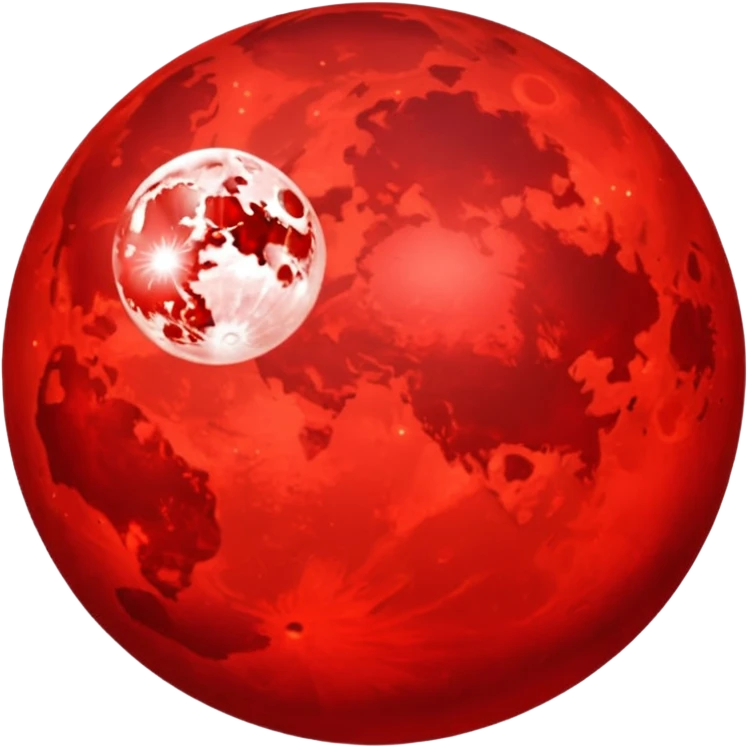 RED MOON  emoji