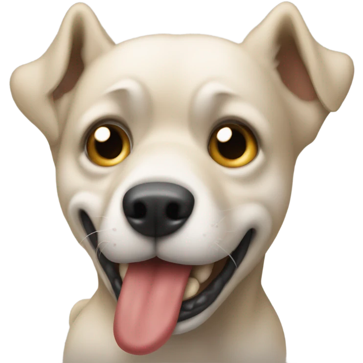 Perro comidiéndome  emoji