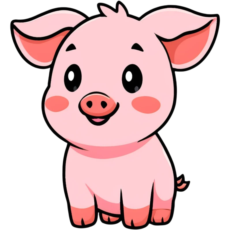 Piglet from Winnie the Pooh emoji