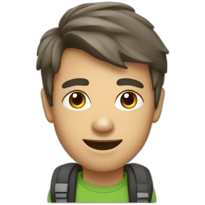 Youth hostel guest emoji