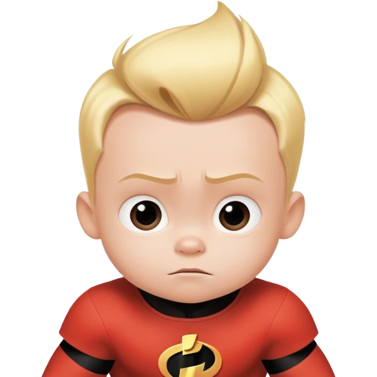 baby Jack Jack from The Incredibles with superpowers emoji