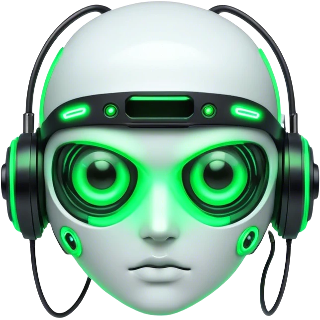 neon cyberpunk style cyber eyes emoji