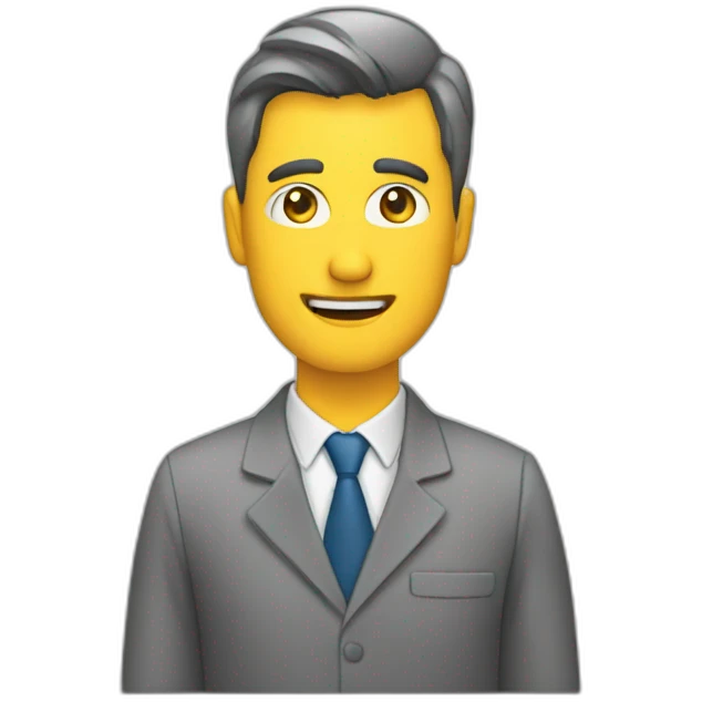 Informático trabajando emoji