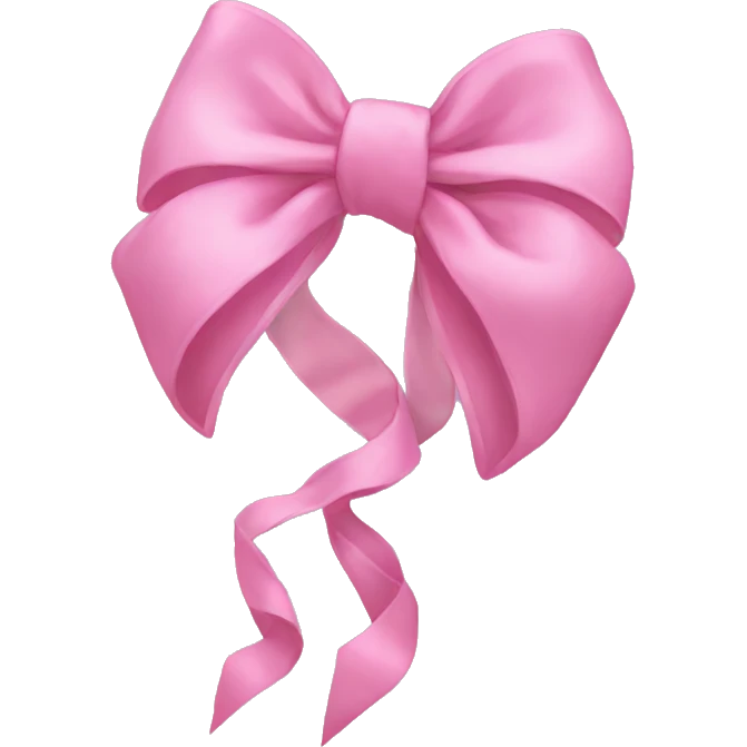 Aesthetic bow  emoji
