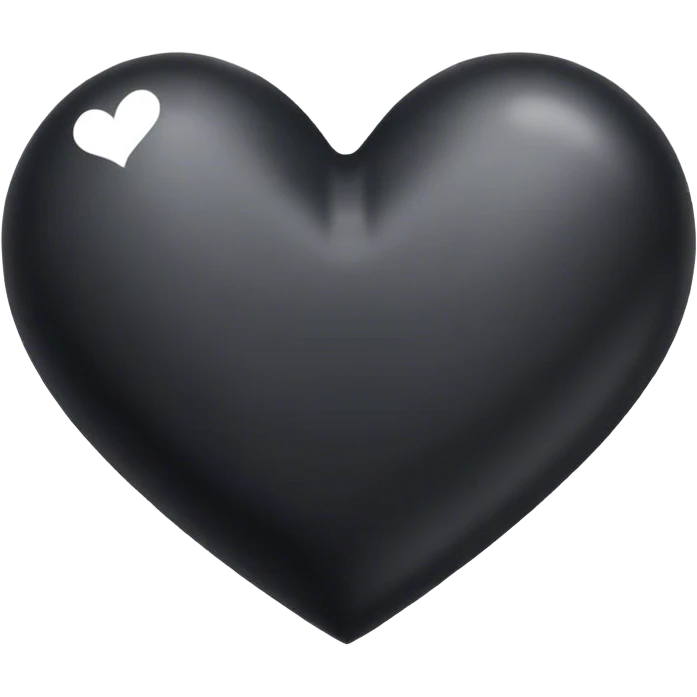 Black heart emoji
