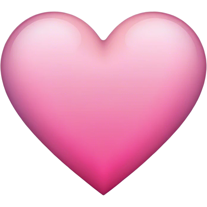 Gradient gray pink heart emoji