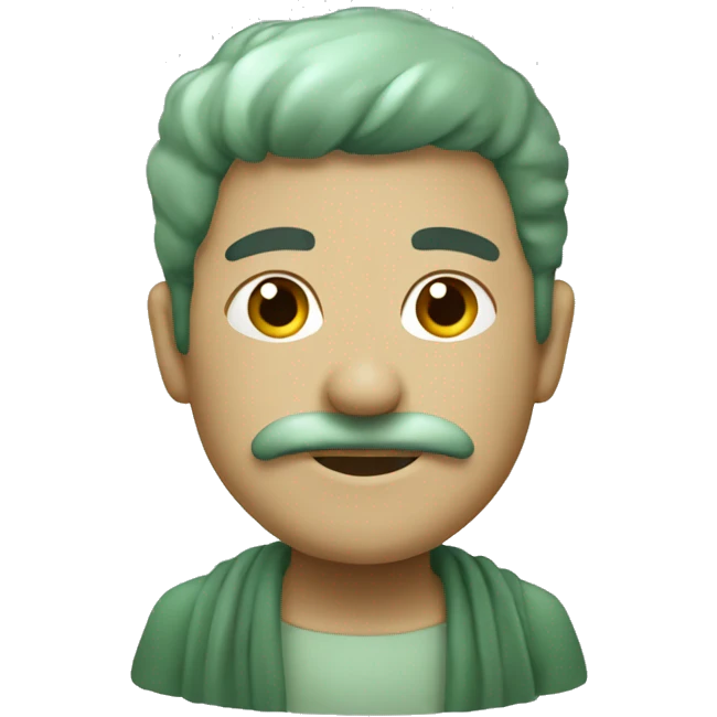 Sage green water  emoji