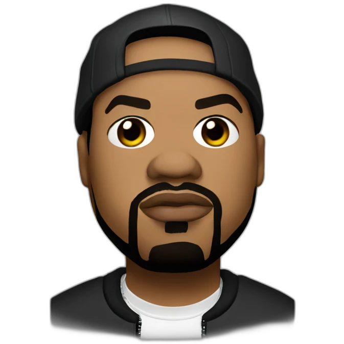rapper-ice cube emoji