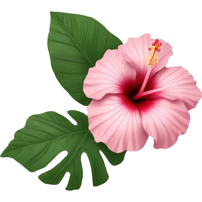 Hibiscus flower emoji
