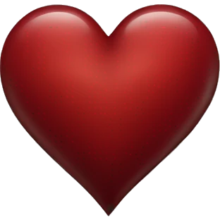deep red heart emoji