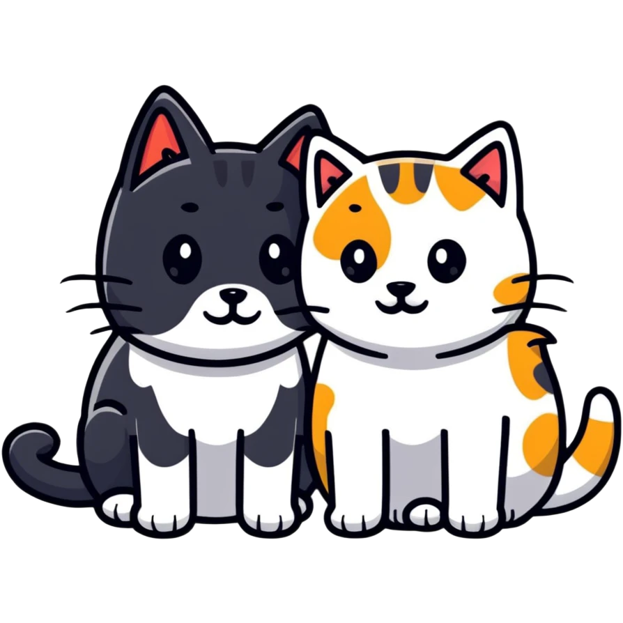 cat and dog hybrid emoji