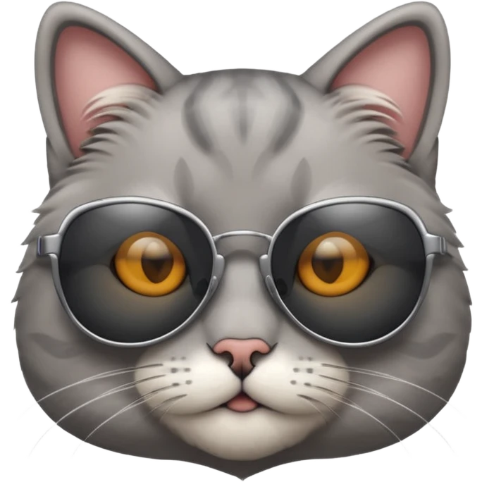Cat wearing sunglasses emoji