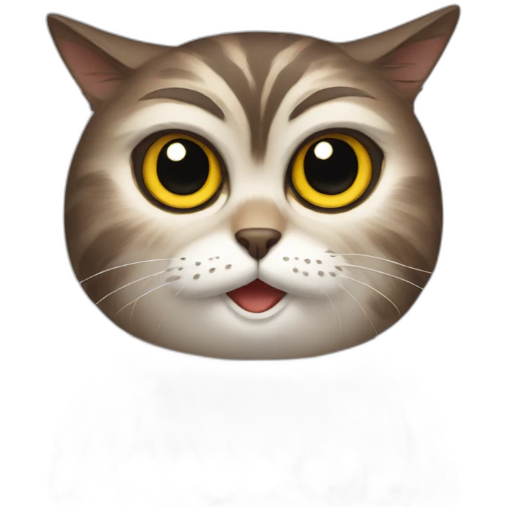 Cat owl emoji