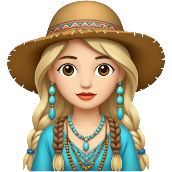boho fashion emoji