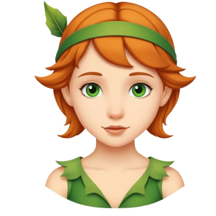 Girl Peter Pan emoji
