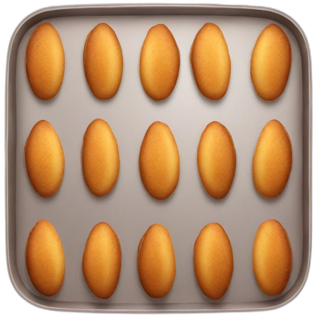 madeleine cake emoji