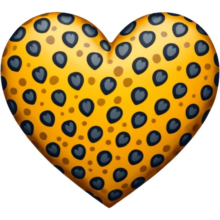 Cuore leopardato  emoji