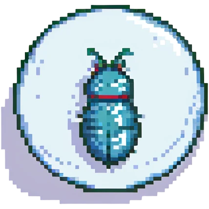 MRI parasitic embryo, digital, fetal small shape in otherworldly bubble, eerie, horror, pupa, crystalis, in-utero, sea-life, crustaceanoid, photorealism emoji
