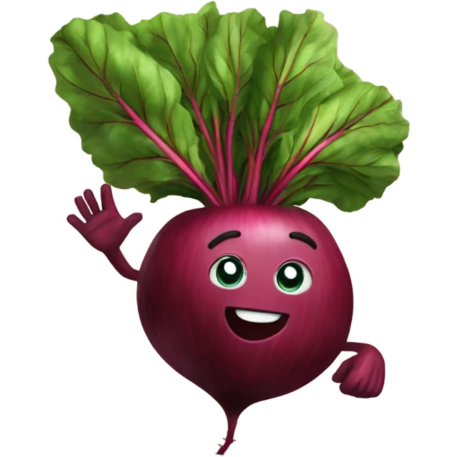 beetroot high five emoji